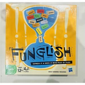 Funglish Factory Sealed Game HASBRO Family Games -Express it & Guess with Tiles‎